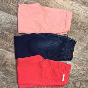 Calvin Klein and Jessica Simpson Women's Jeans - Pink, Denim, Dark Coral